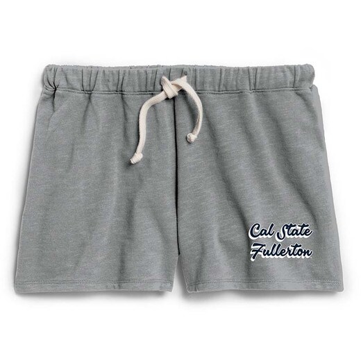 League Cal State Fullerton Weathered Terry Short - Grey